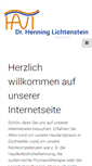 Mobile Screenshot of hlichtenstein.de